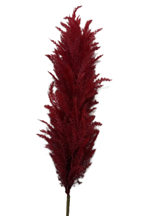 53" Grass Spray Burgundy