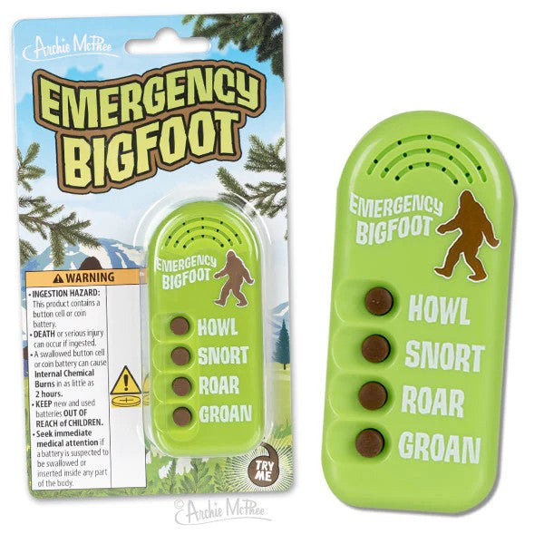 Button - Emergency Bigfoot