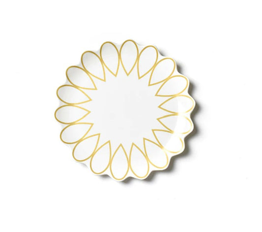 Deco Gold Scallop 11 Dinner Plate