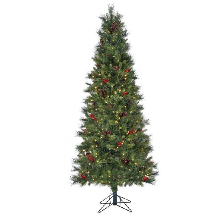 7' X 38"D Tree Forest Berry Fir LED 400L 803T