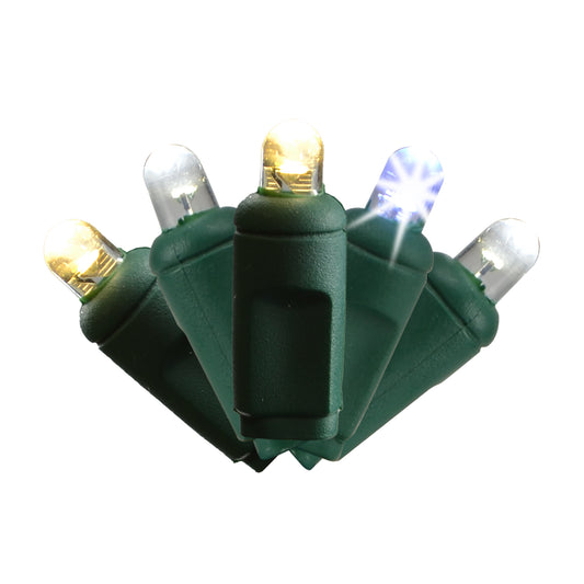 5MM CONVEX LED 50 Light Set 6" Spacing -WPCS6