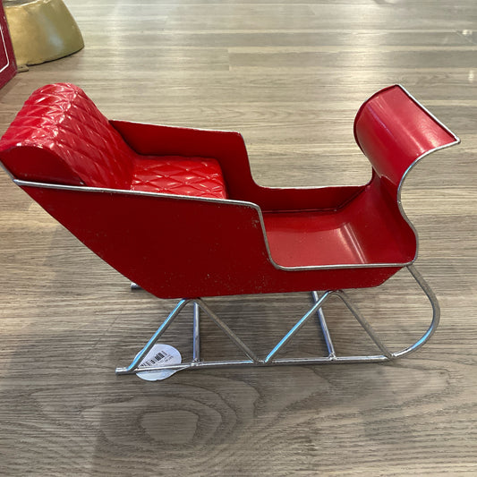 Sleigh 12"L x 8"H Metal