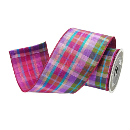 4" X 10Yd Candy Plaid, Pastel