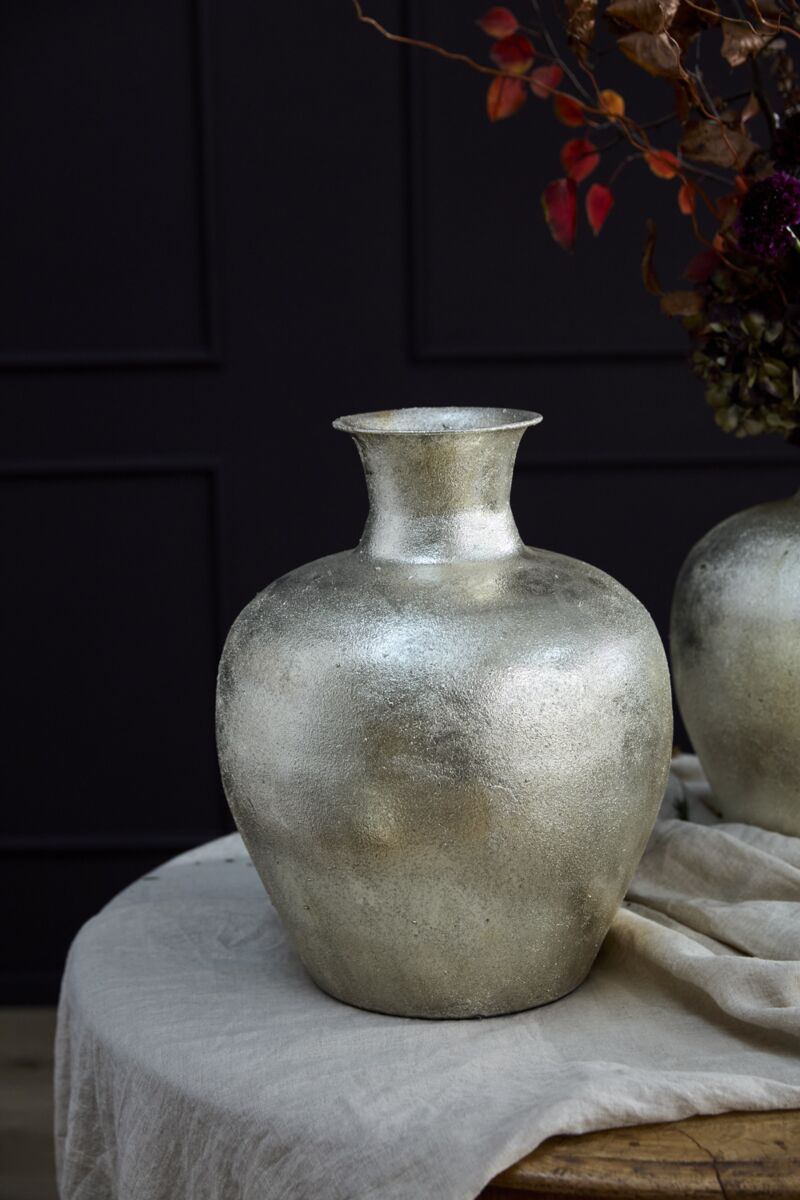 Silvery Sky Vase 12.75"X 16"