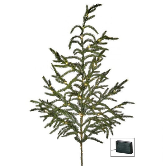 38" LED Natural Touch Norfolk Pine Spray