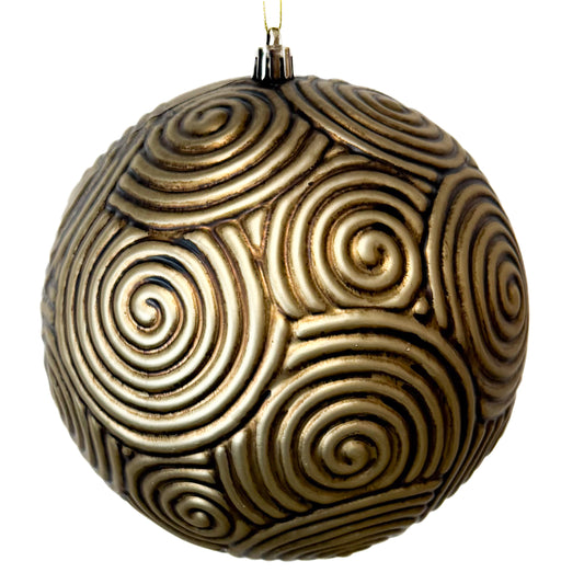 6" Vp Swirl Ball Ornament