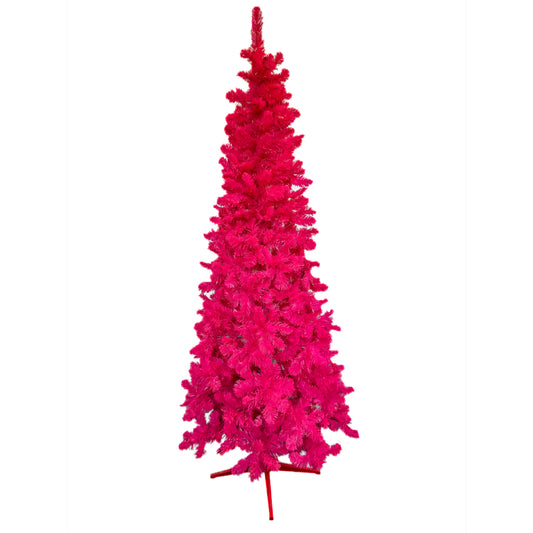 7' Tree Basics - Hot Pink LED