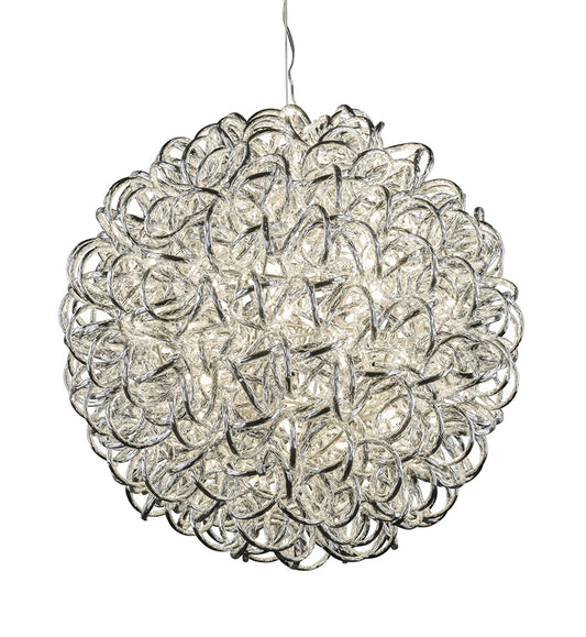 18" Spiral Orb - Silver