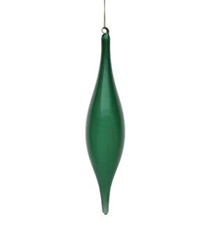 10'' Glitter Bubble Gum Finial Emerald