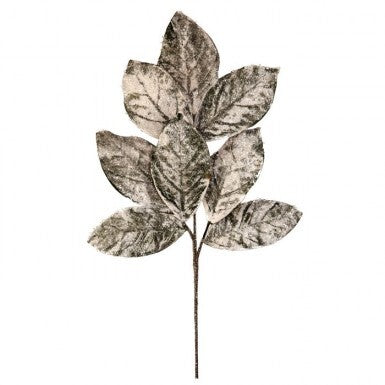 32" Spray Frosty Magnolia Leaf