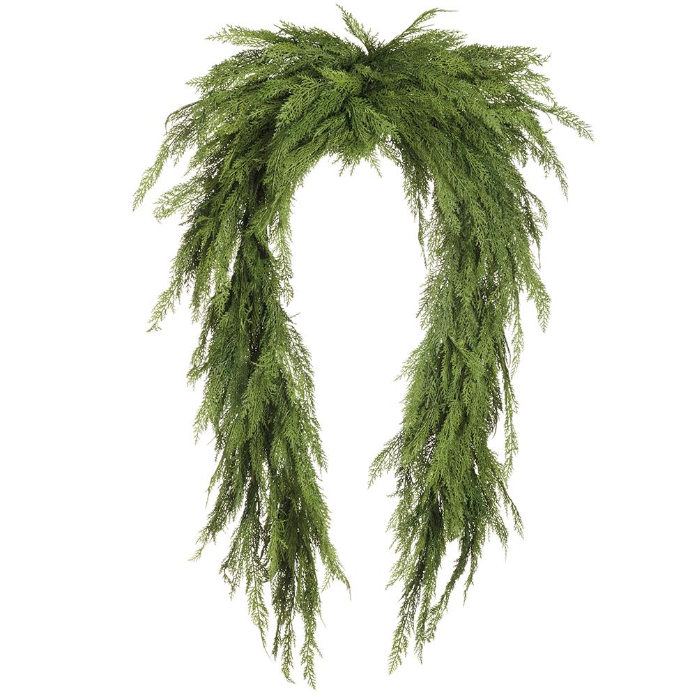 8' Cedar Swag Garland Green