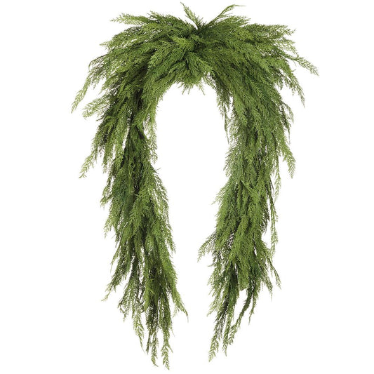8' Cedar Swag Garland Green