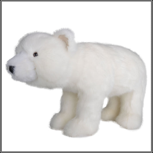 Footrest Bear, White Diamond