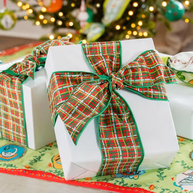 4" Plaid Ribbon — 12 Days of Christmas