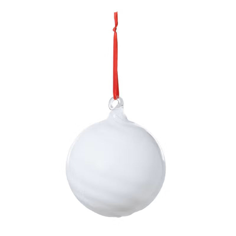 Milky Way Swirl Glass Ball Ornament