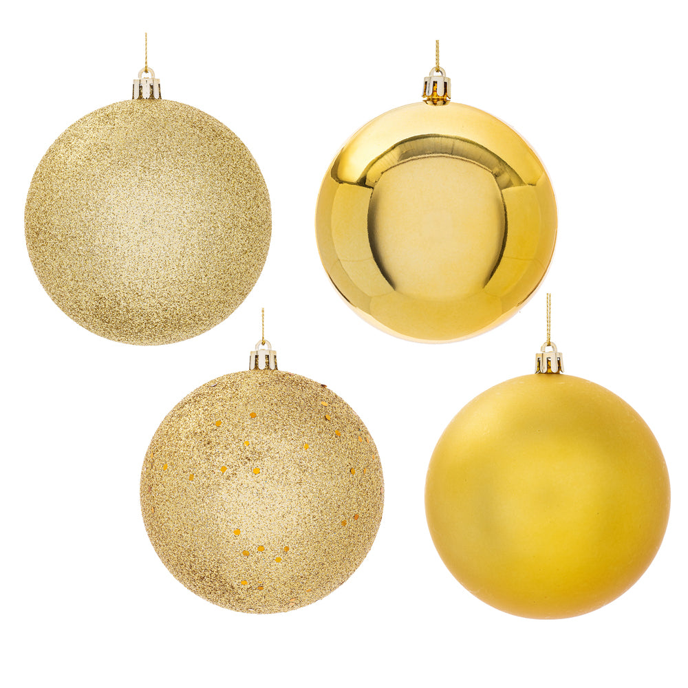 4" Gold 4 Finish Ball (4/Bag)