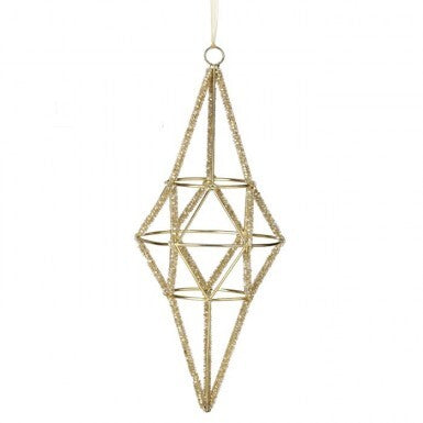12" Wired Jewel Finial Ornament