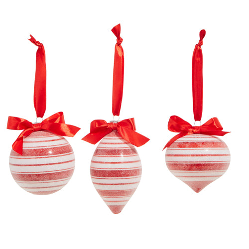 4" Peppermint Stripe Ornament