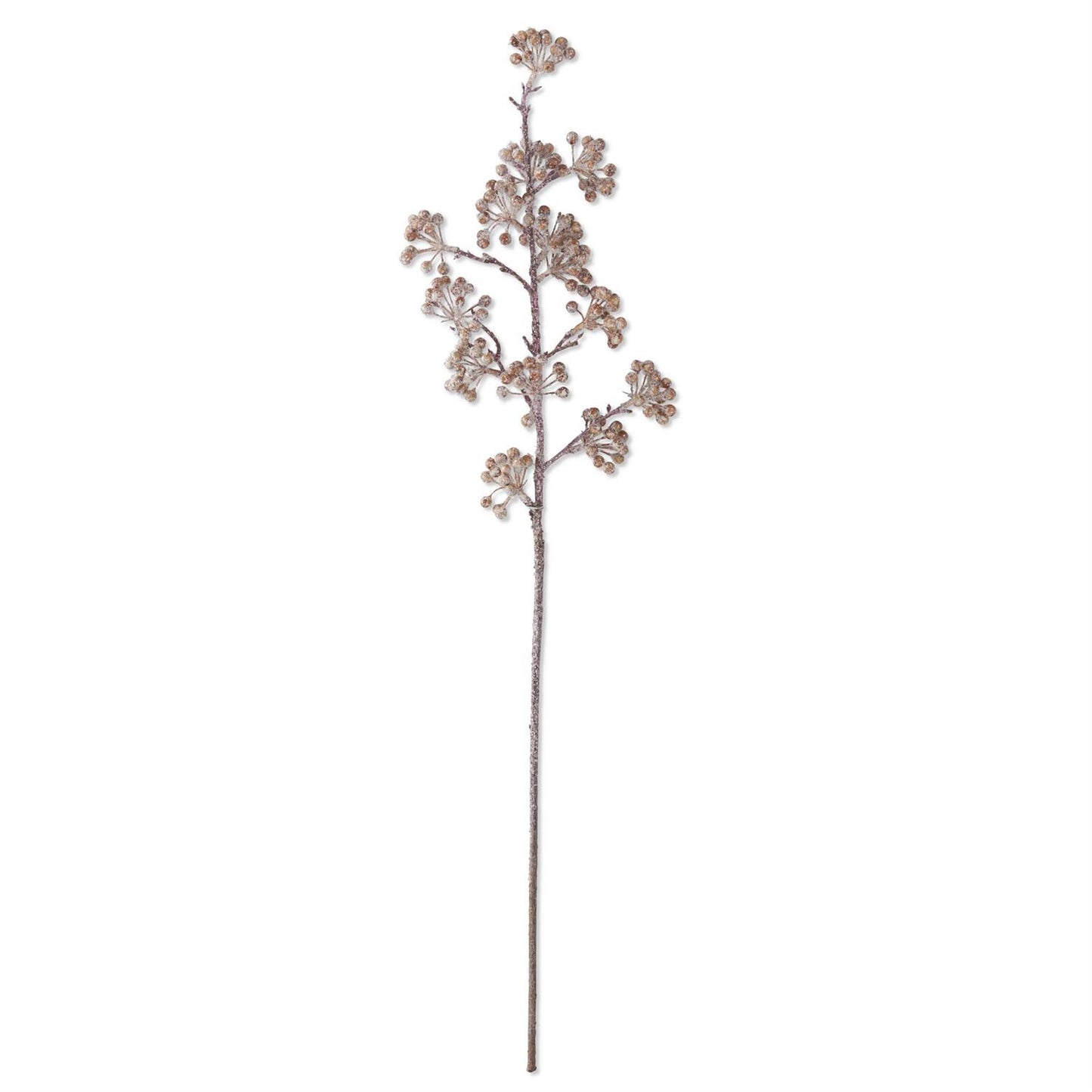 29 Inch Glittered Berry Spray/Stem